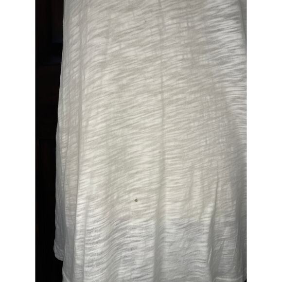 Current/Elliott Sleeveless White Distressed Oversized Summer Tank Size 2 (M) - Picture 2 of 8
